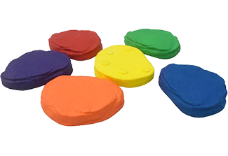 Pierres de gué souples