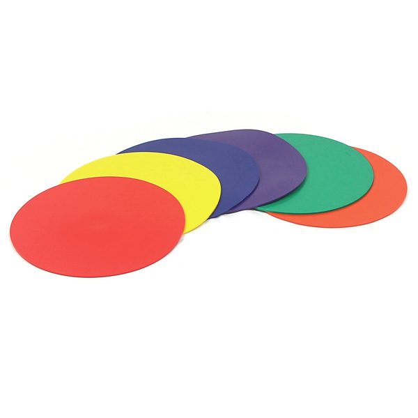 Marqueurs d'agilité multi-textures | Disques plats, antidérapants et sensoriels pour l'EPS, le sport et la salle de classe