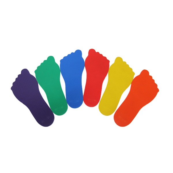 Tapis de sol antidérapant en PVC non toxique pour empreintes de pas / Marqueurs de sécurité pour empreintes de pas / Autocollants de sol antidérapants pour enfants