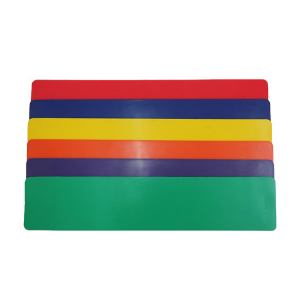 Tapis de sol rectangulaires et d'angle en PVC non toxique / Marquages ​​de lignes et d'angles