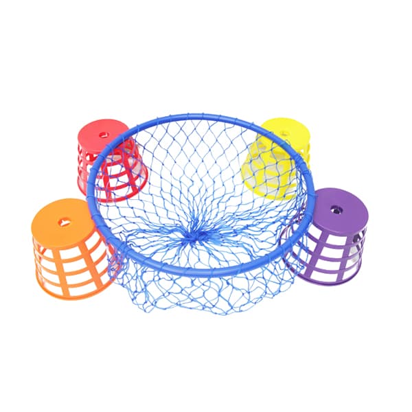 Panier de lancer et de réception résistant | Jeu coopératif pour enfants, EPS et activités de plein air