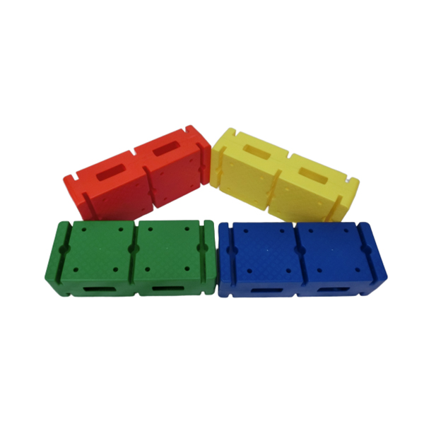 Base rectangulaire en PP pour poteaux et cerceaux | Bloc d'entraînement multifonctionnel