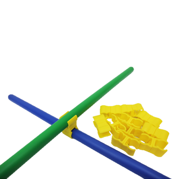 3 types de clips de connexion pour équipements d'entraînement sportif modulaires – Connecteurs en plastique PP pour anneaux d'agilité et poteaux