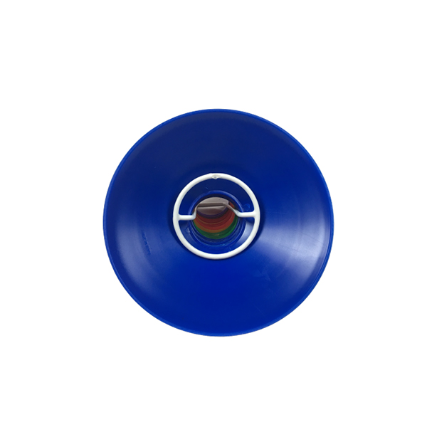 Ensemble de cônes d'entraînement sportif en polyéthylène PE / Marqueurs de disques d'agilité multicolores avec support