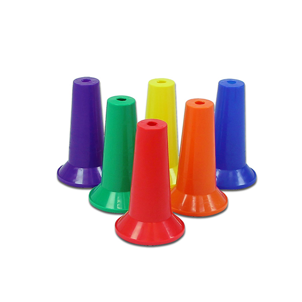 Cônes d'agilité colorés en EVA – Cônes d'entraînement souples et flexibles pour le sport, l'EPS et le fitness des enfants