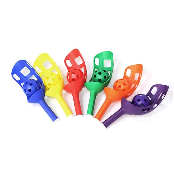 Jeu de lancer Leisure Scoop – Ensemble de balles perforées à attraper et à lancer