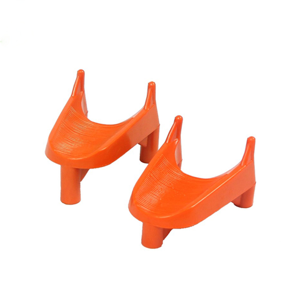 Ensemble de supports de tir multisports orange | Supports de ballons de football résistants pour l'entraînement et l'exposition | Supports de tir pour ballons de football de toutes tailles