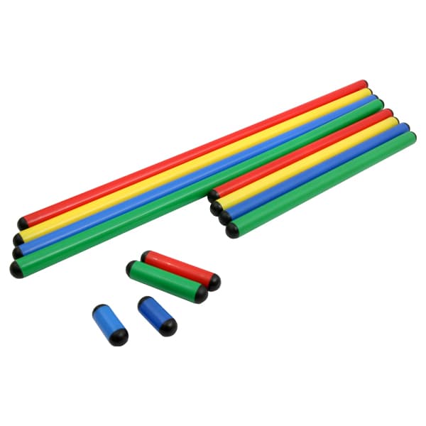 Poteaux d'entraînement d'agilité colorés | Bâtons d'exercice de vitesse et de coordination de différentes tailles | Équipement polyvalent pour parcours d'obstacles sportifs