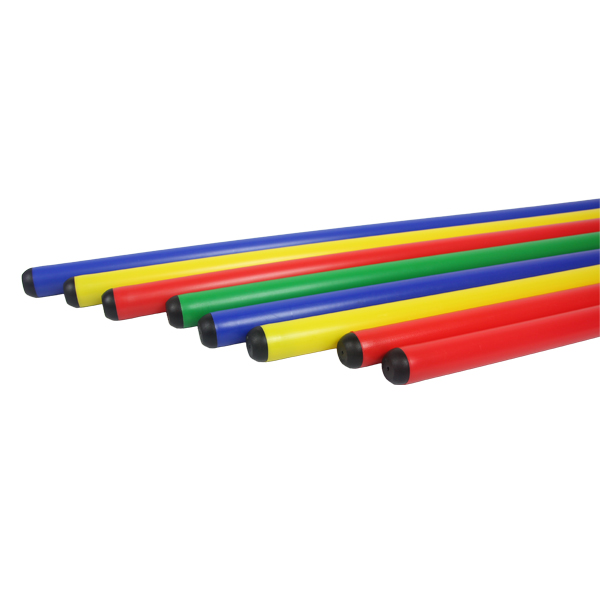 Poteaux d'entraînement d'agilité colorés | Bâtons d'exercice de vitesse et de coordination de différentes tailles | Équipement polyvalent pour parcours d'obstacles sportifs