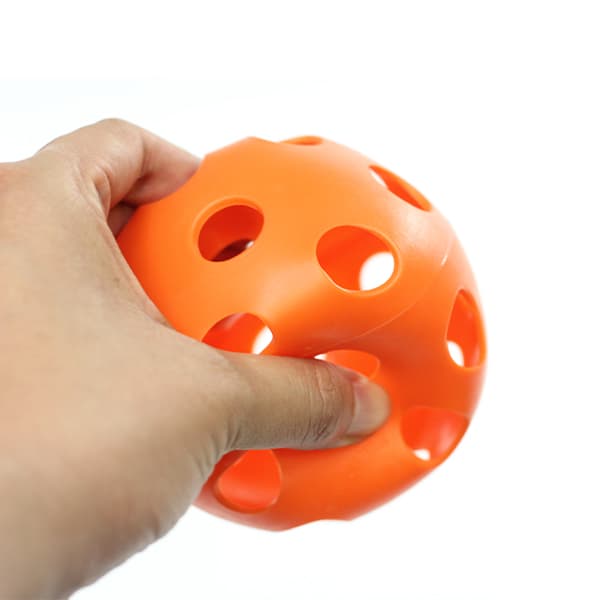 Balles de wiffle souples en EVA de 9,2 cm – Balles d'entraînement flexibles et perforées de différentes couleurs et tailles pour un entraînement et un jeu en toute sécurité