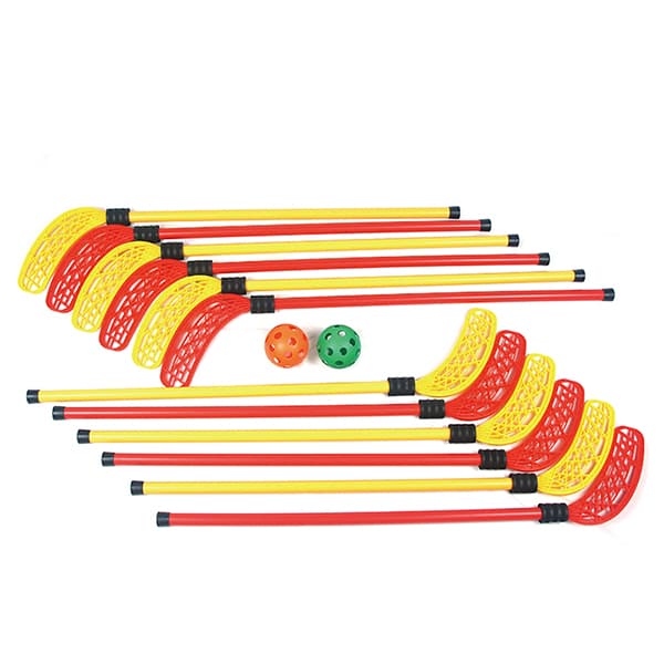 Bâton de hockey en plastique pour enfants – Poussoir de hockey sur plancher pour les jeux d'EPS et l'entraînement au contrôle de la balle