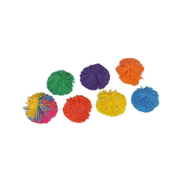Balle en caoutchouc extensible (9 cm) – Balle anti-stress tactile à picots pour enfants, thérapie et jeu