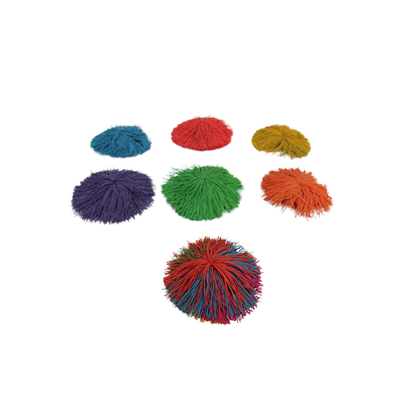 Balle en caoutchouc extensible (11 cm) – Balle anti-stress tactile à picots pour enfants, thérapie et jeu