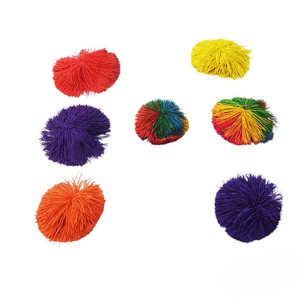 Balle en caoutchouc extensible (9 cm) – Balle anti-stress tactile à picots pour enfants, thérapie et jeu