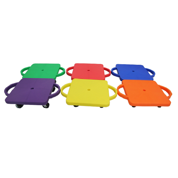 Trottinette en polypropylène de 30 cm (12 pouces) avec poignées de sécurité rondes et roues de 5 cm (2 pouces) – Trottinette pour enfants (gymnastique et sport)